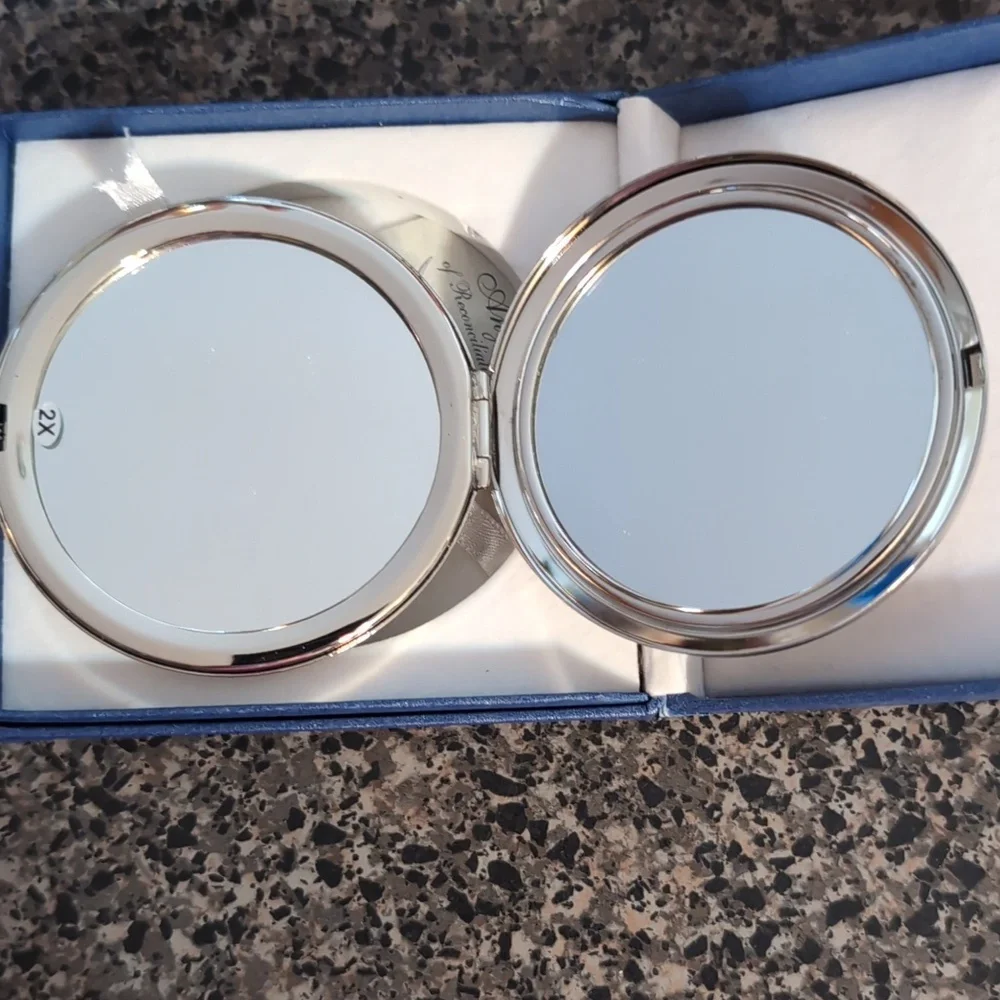 Angels Of Reconciliation Double Sided Compact Cosmetic Mirror. Catholic. NEW
